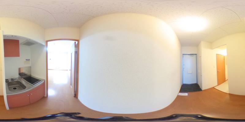 パノラマ画像キッチン