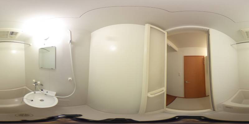 パノラマ画像バスルーム