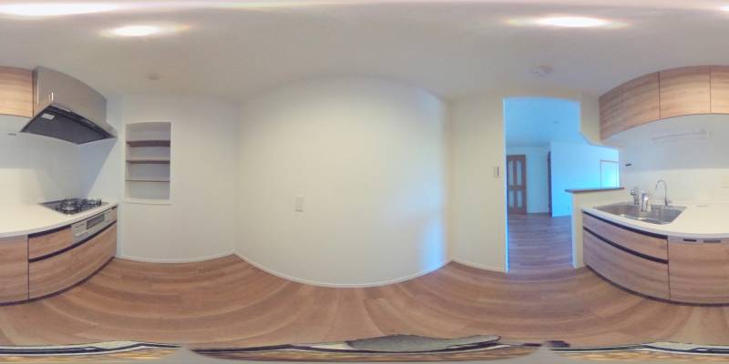 パノラマ画像キッチン