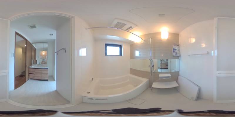 パノラマ画像バスルーム