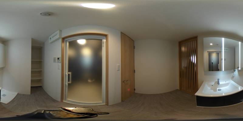 パノラマ画像洗面所