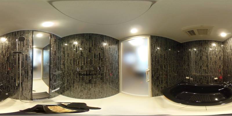 パノラマ画像バスルーム