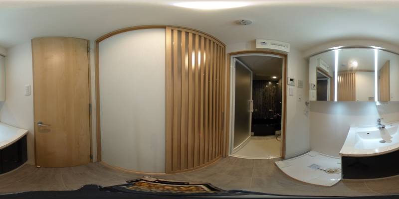 パノラマ画像洗面所