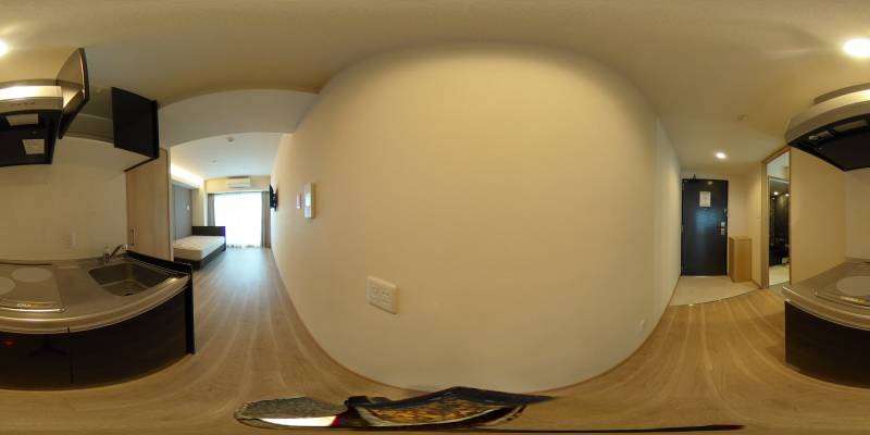 パノラマ画像キッチン