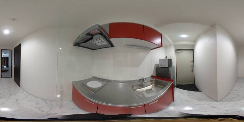 パノラマ画像キッチン