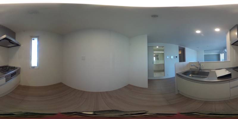 パノラマ画像キッチン