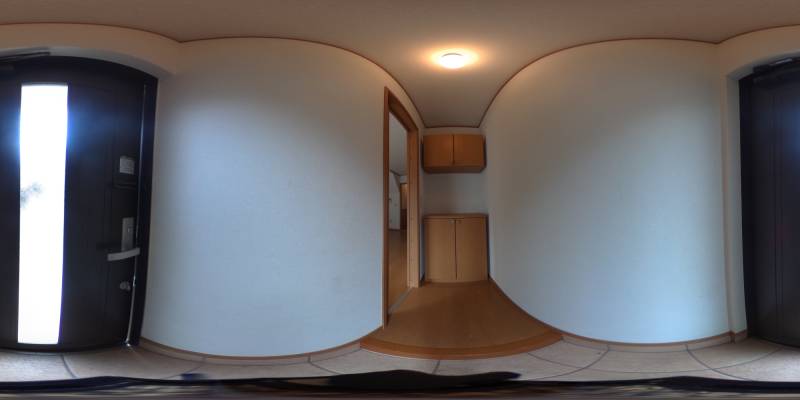 パノラマ画像玄関