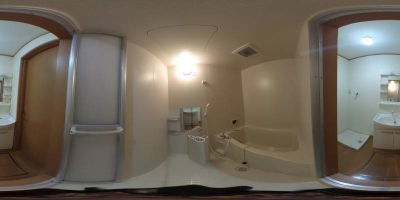 パノラマ画像バスルーム