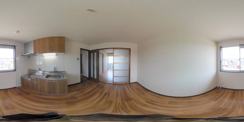 パノラマ画像リビング