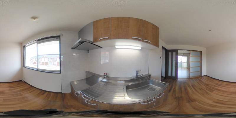 パノラマ画像キッチン