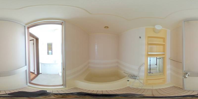 パノラマ画像バスルーム