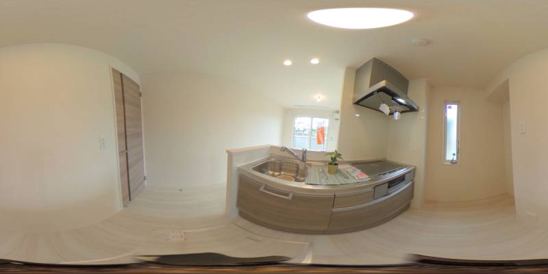 パノラマ画像キッチン