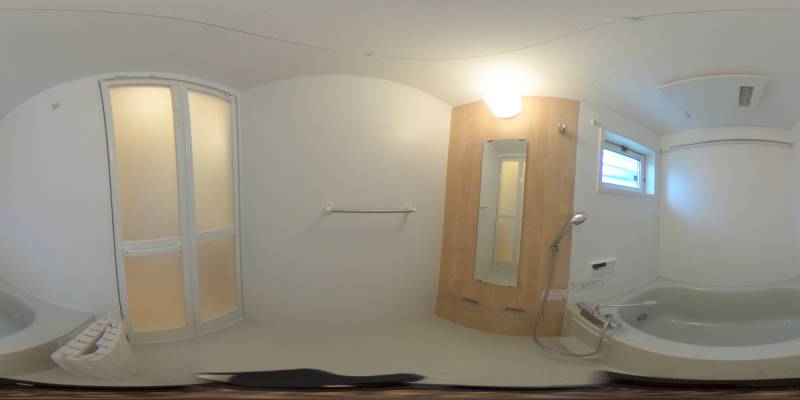 パノラマ画像バスルーム