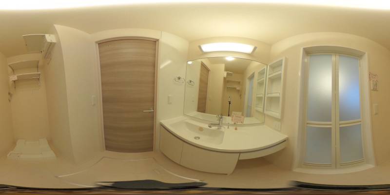 パノラマ画像洗面所