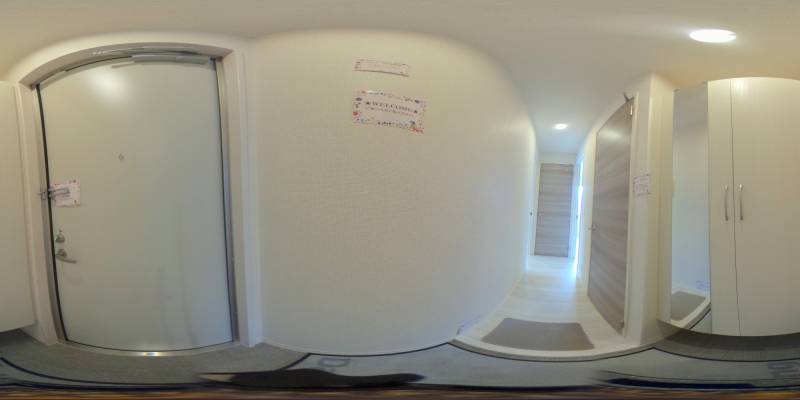 パノラマ画像玄関