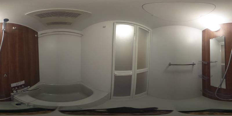 パノラマ画像バスルーム