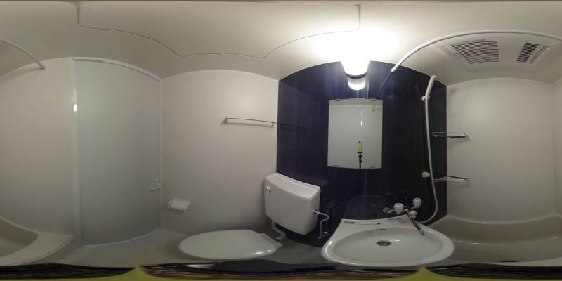 パノラマ画像バスルーム