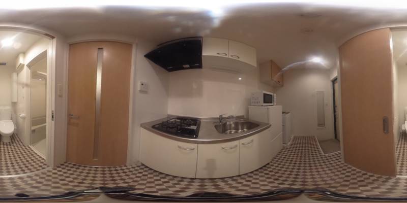 パノラマ画像キッチン