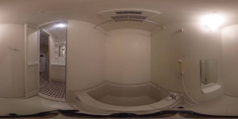 パノラマ画像バスルーム