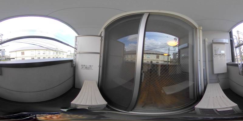 パノラマ画像バルコニー