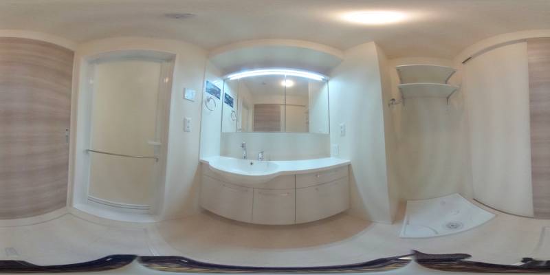 パノラマ画像洗面所