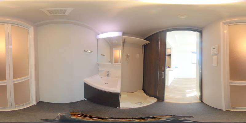 パノラマ画像洗面所