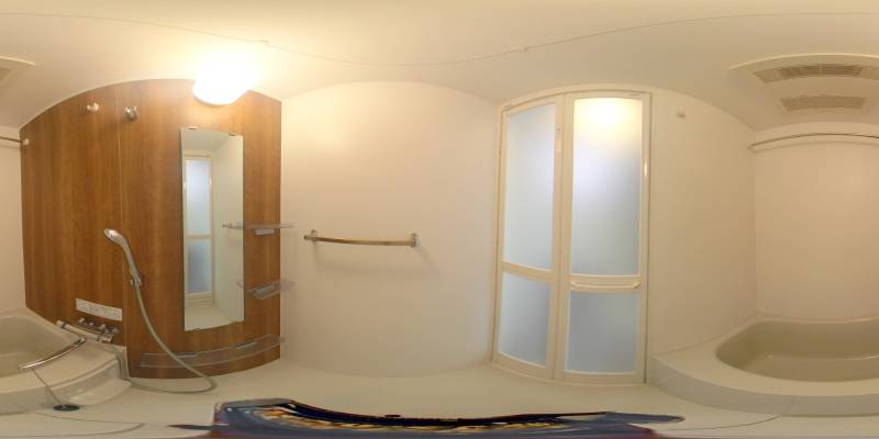 パノラマ画像バスルーム