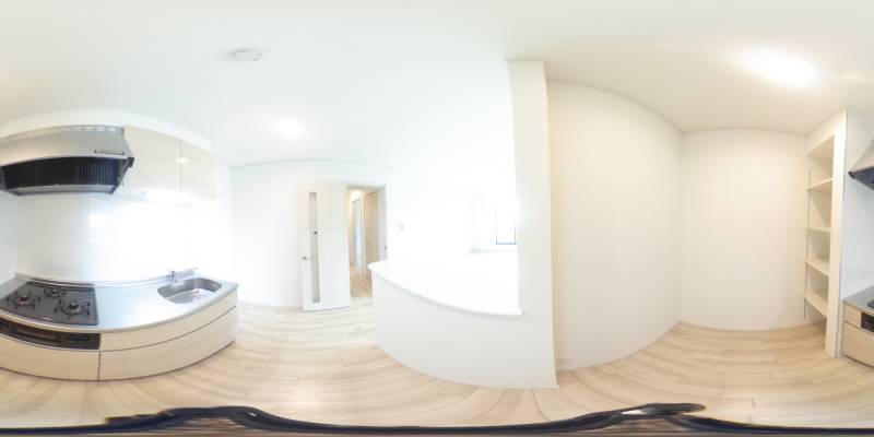 パノラマ画像キッチン