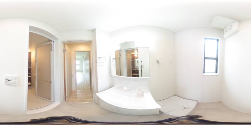 パノラマ画像洗面所