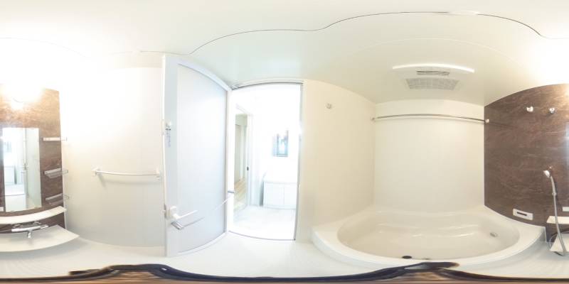 パノラマ画像バスルーム