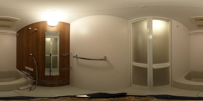 パノラマ画像バスルーム