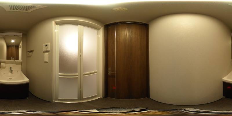 パノラマ画像洗面所