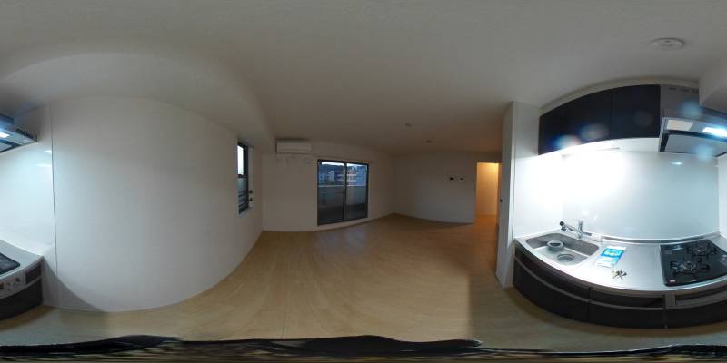 パノラマ画像キッチン