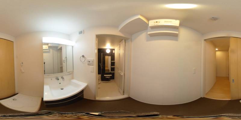 パノラマ画像洗面所