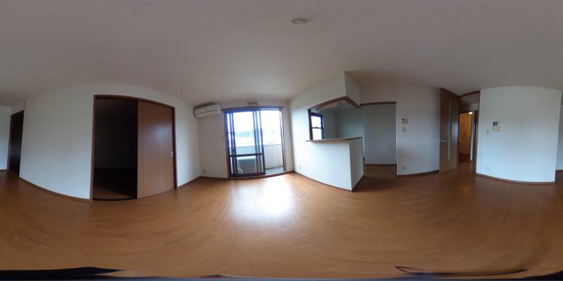 パノラマ画像リビング