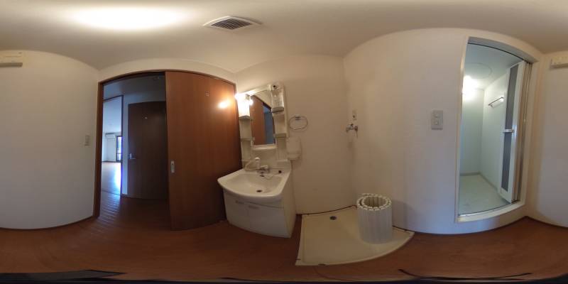 パノラマ画像洗面所