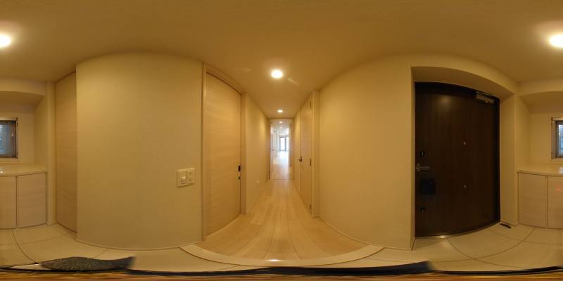 パノラマ画像玄関