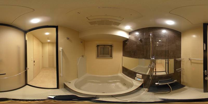 パノラマ画像バスルーム