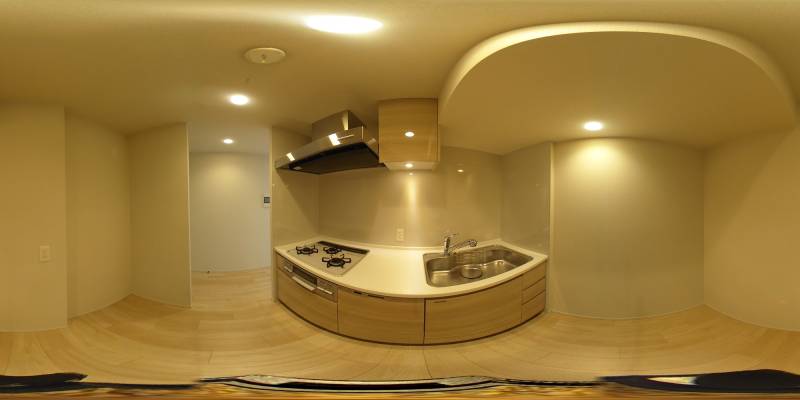 パノラマ画像キッチン