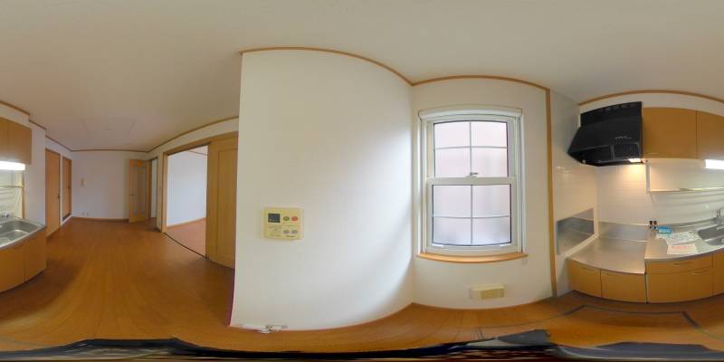 パノラマ画像キッチン