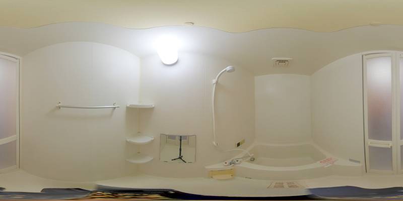 パノラマ画像バスルーム