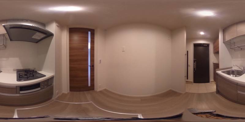 パノラマ画像キッチン