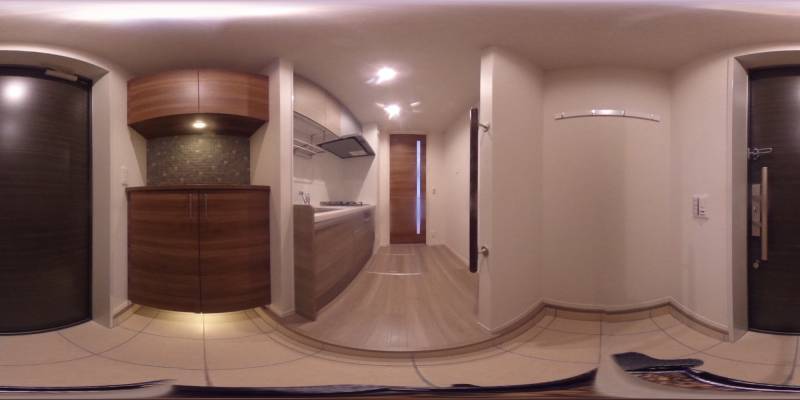 パノラマ画像玄関