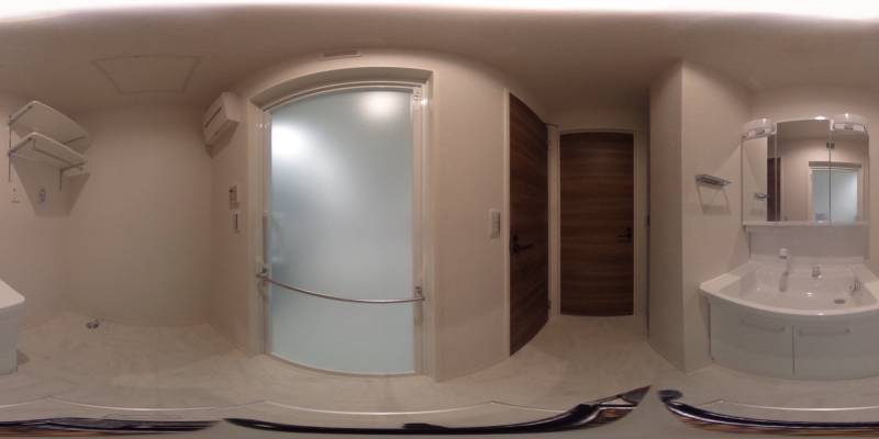 パノラマ画像洗面所