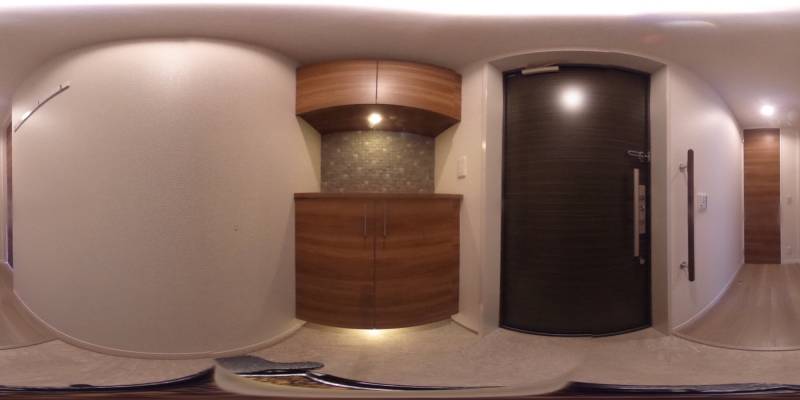 パノラマ画像玄関