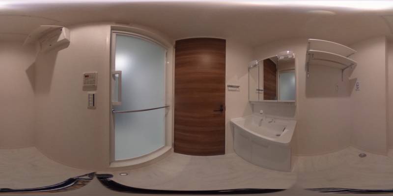 パノラマ画像洗面所