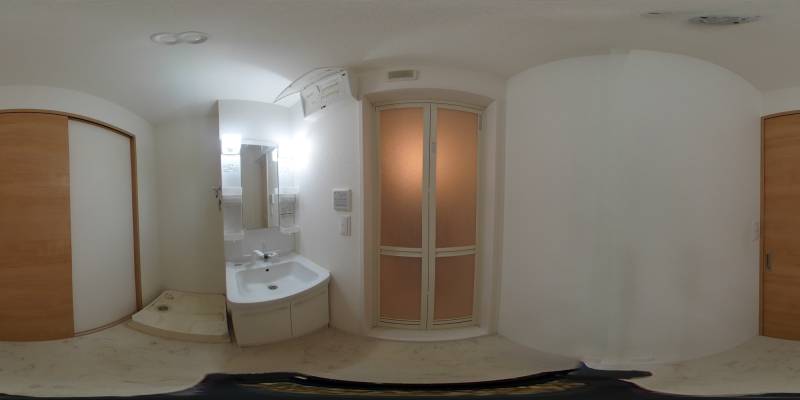 パノラマ画像洗面所