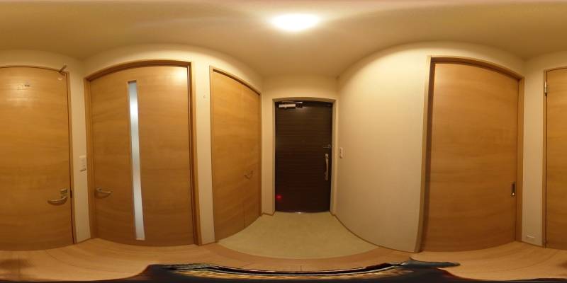 パノラマ画像玄関