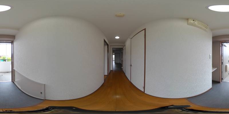パノラマ画像玄関