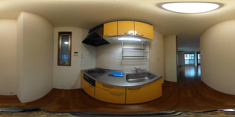 パノラマ画像キッチン